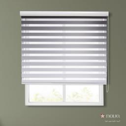 Image of پرده زبرا طرح گردینت رنگ مشکی کد HS-22