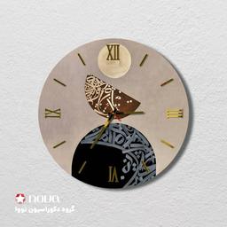 Image of ساعت دیواری مدرن طرح هنری کد CLK-13
